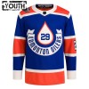 Edmonton Oilers Hockeydrakt Leon Draisaitl Heritage Classic 2023-24 Blå Adidas Authentic - Barn